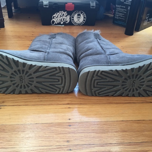 **SOLD*** UGG Gray Boots with Charm - Picture 4 of 5